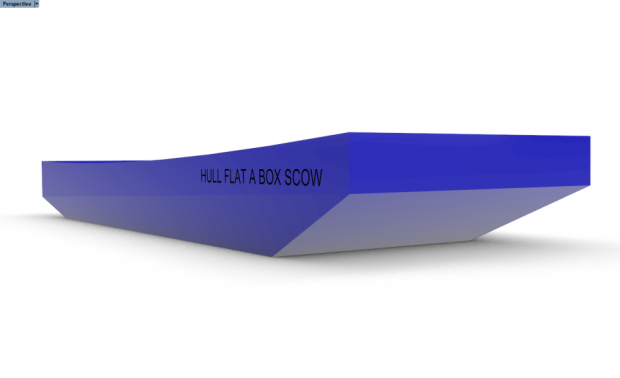 Hull Flat Box Scow